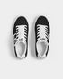 HEED NYC Men's Classic Black & White Vegan Leather Sneaker